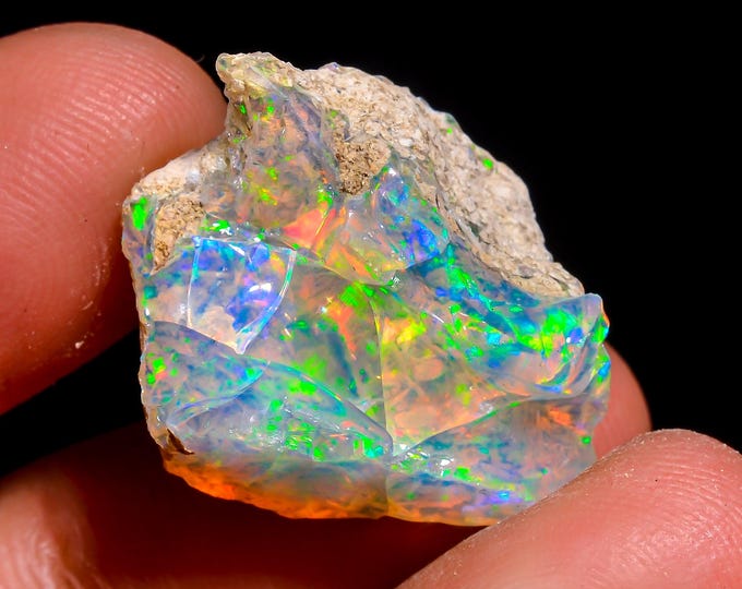 Natural Ethiopian Opal rough - 20X17X9 MM 13.00 Cts. KR46-68