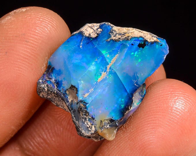 Awesome Top Grade Quality 100% Natural Welo Fire Ethiopian Opal Fancy Rough Loose Gemstone For Making Jewelry 17X14X9 MM 10.00 Cts. KR61-3