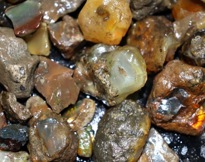 50000 Carat Ethiopian Water Opal Huge Opal Mined In Underwater caver Welo Breathtaking Rough Natural Fire Opals