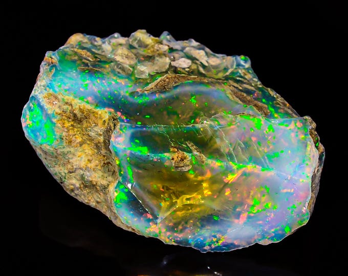 Natural Ethiopian Opal rough ,30x22x07 MM 37.5 Cts.KR02-01