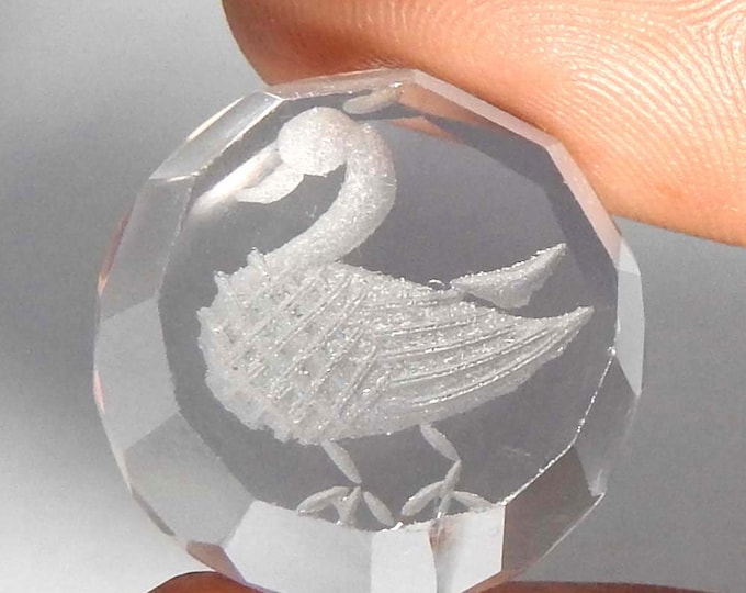 32.60Cts. 100% Natural Amythist facted Beatiful Carved Round Cabochon Gemstone Size- 21X09mm