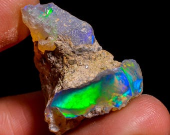 Natural Ethiopian Opal rough - 22X17X14 MM - 18.50 Cts. KR46-16
