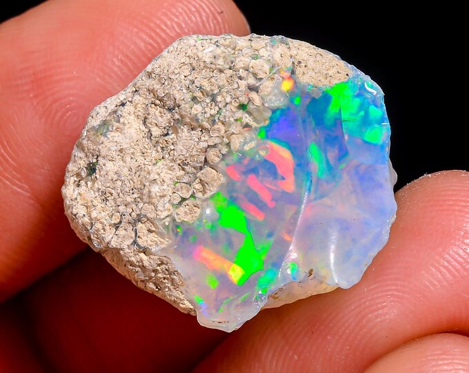 Natural Ethiopian Opal rough - 19X16X11 MM 14.00 Cts. KR46-2