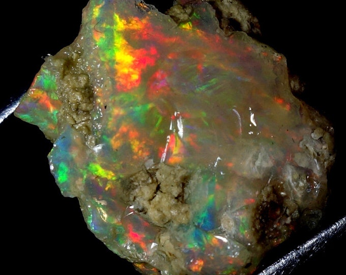 opal rough Excellent Top Grade Quality 100% Natural Welo Fire Ethiopian Opal Rough Loose Gemstone For Making Jewelry 12x14x11 MM 08.20 Cts.