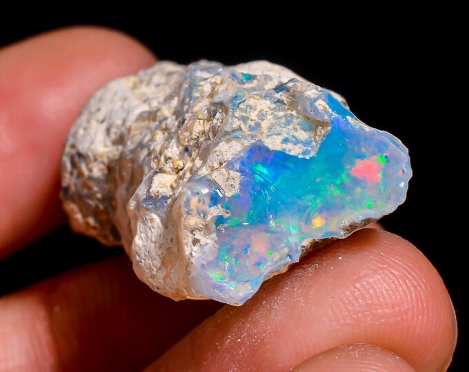 Natural Ethiopian Opal rough - 38X16X11 MM 32.00 Cts. KR46-93