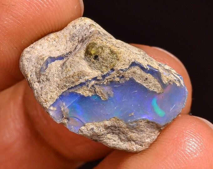 Amazing Top Grade Quality 100% Natural Welo Fire Ethiopian Opal Fancy Rough Loose Gemstone For Making Jewelry 19X14X12 MM 11.50 Cts. KR61-76