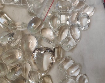 43000 Carat Crystal Quartz Gemstone Lot: Mixed Shapes, Faceted Cut, AAA+ Quality