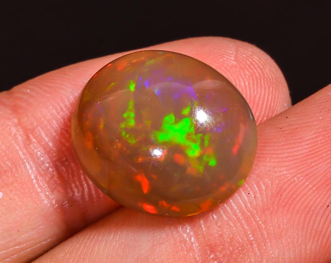 08.95 Cts. Natural Ethiopian Welo White Opal Cabochon, Beautiful Opal for Crafting Jewelry, Perfect Gift for Birthdays or Anniversaries