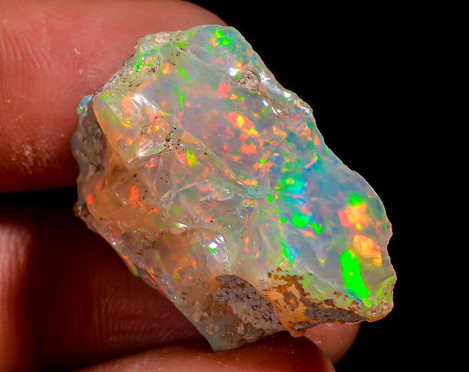 Natural Ethiopian Opal rough ,24X17X16 MM 27.00 Cts. KR47-17