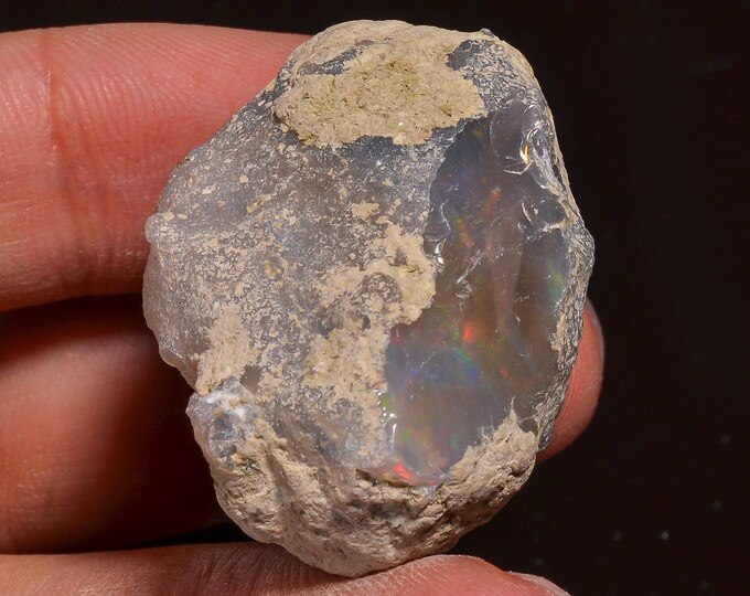 Ethiopian Opal rough -  34X27X23MM 82.00 Cts KR58-31