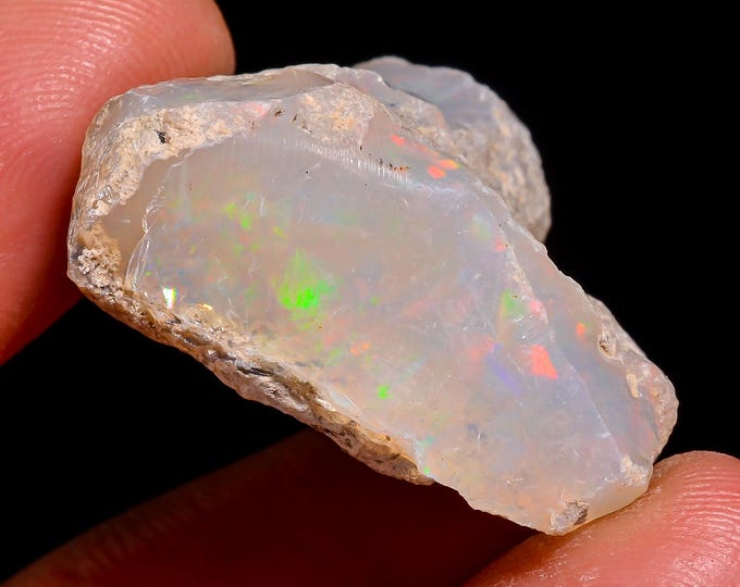 Natural Ethiopian Opal rough - 27X25X13 MM 32.50 Cts. KR46-62