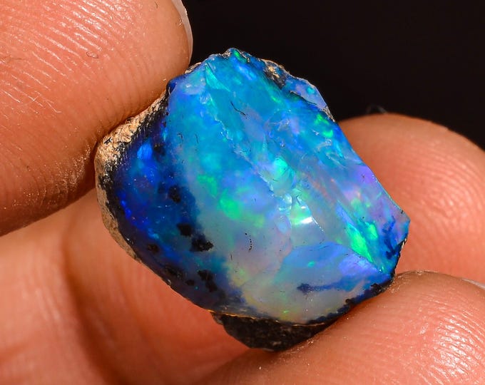 Outstanding Top Grade Quality 100% Natural Welo Fire Ethiopian Opal Rough Loose Gemstone For Making Jewelry 14X12X10 MM 06.50 Cts. KR61-67