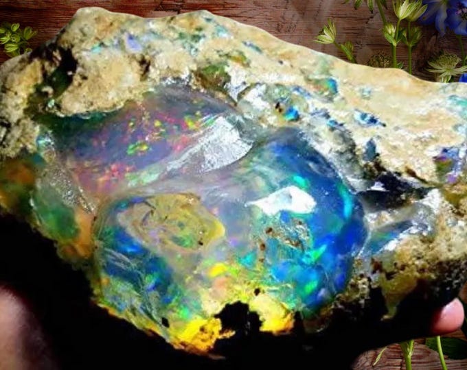 Featured listing image: Ethiopian Welo Opal : Natural Fire Opal Crystal Display Specimens -7350 ct - 1470g - 170x130x70mm, Investmentopals