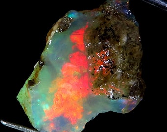 opal rough Fantastic Top Grade Quality 100% Natural Welo Fire Ethiopian Opal Rough Loose Gemstone For Making Jewelry 14x21xx09 MM 12.10 Cts.