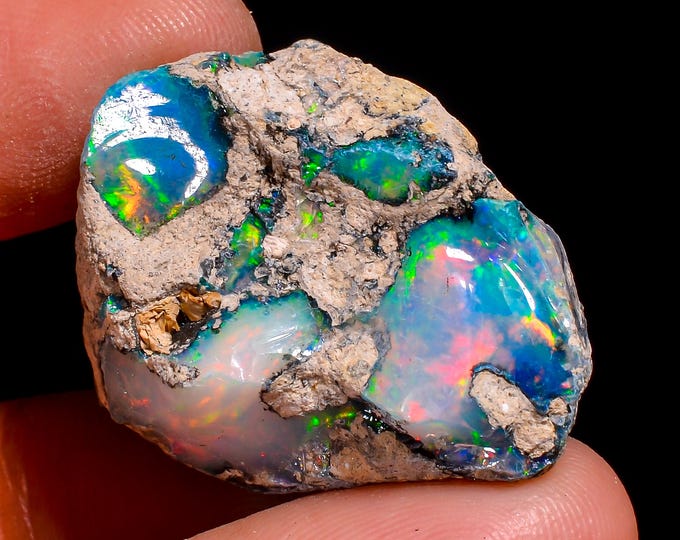 Natural Ethiopian Opal rough - 27X21X13 MM 32.00 Cts. KR47-47