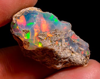 Natural Ethiopian Opal rough - 26X15X11 MM 17.50 Cts. KR46-25