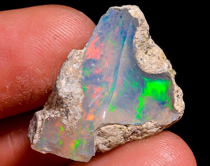 Natural Ethiopian Opal rough - 21X16X10 MM 13.50 Cts. KR46-46
