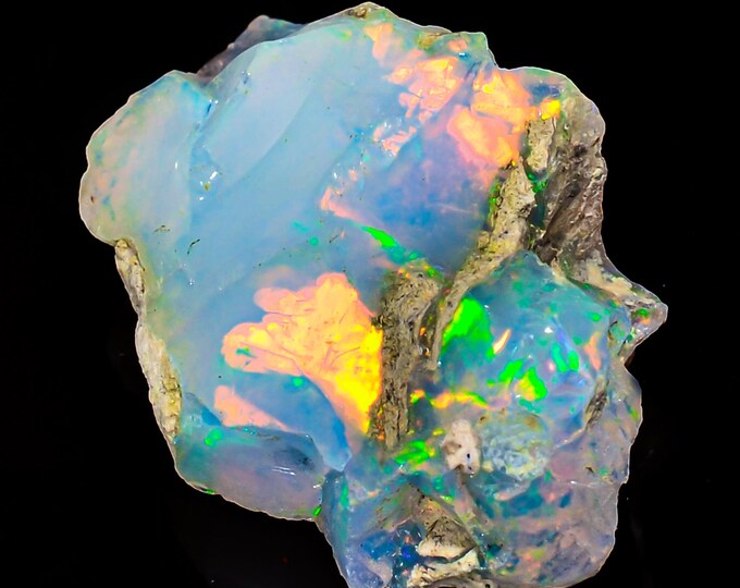 Natural Ethiopian Opal rough ,24X18X08 MM 14.00 Cts. KR03-09