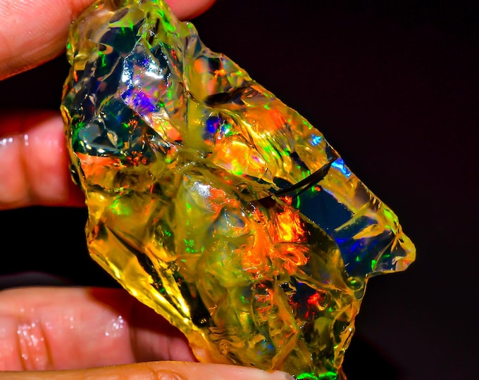 Natural Ethiopian Opal rough, 70X37X30 MM 284.00 Cts. KR45-9