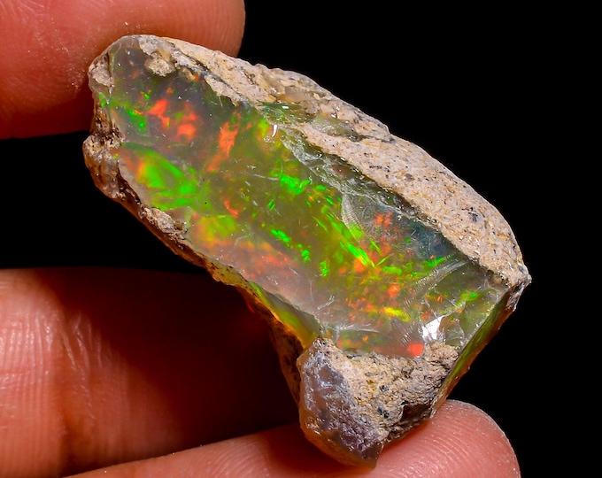 Natural Ethiopian Opal rough - 29X17X15 MM 32.00 Cts. KR47-58
