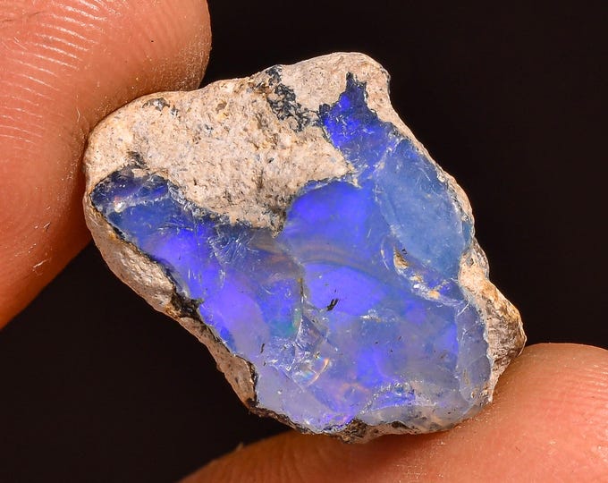 Gorgeous Top Grade Quality 100% Natural Welo Fire Ethiopian Opal Rough Loose Gemstone For Making Jewelry 19X13X10 MM 10.50 Cts. KR61-37