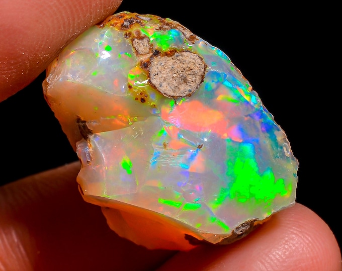 Natural Ethiopian Opal rough - 21X16X10 MM 15.00 Cts. KR47-87