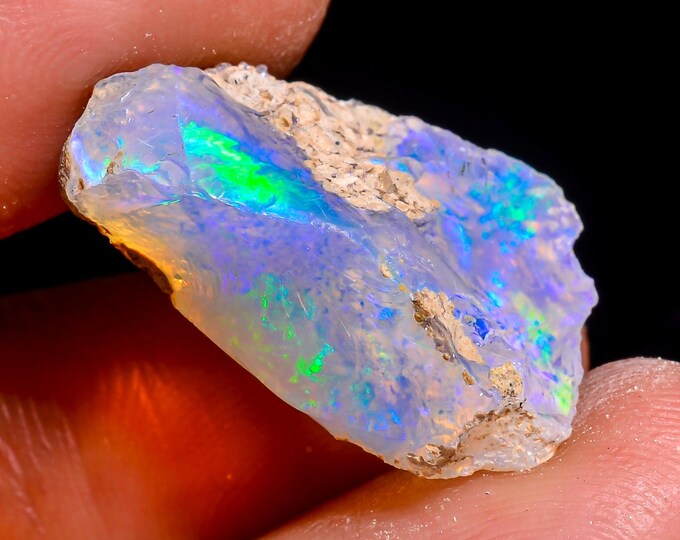 Natural Ethiopian Opal rough - 20X13X7 MM 09.00 Cts. KR46-51
