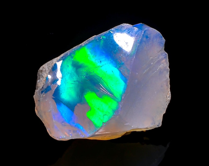 Natural Ethiopian Opal rough - 23X17X13mm, 21Cts, KR47-30