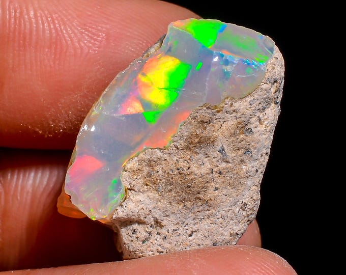 Natural Ethiopian Opal rough - 21X15X14 MM 18.00 Cts. KR47-63