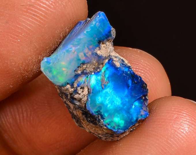 Exclusive Top Grade Quality 100% Natural Welo Fire Ethiopian Opal Fancy Rough Loose Gemstone For Making Jewelry 15X9X8 MM 06.00 Cts. KR61-33