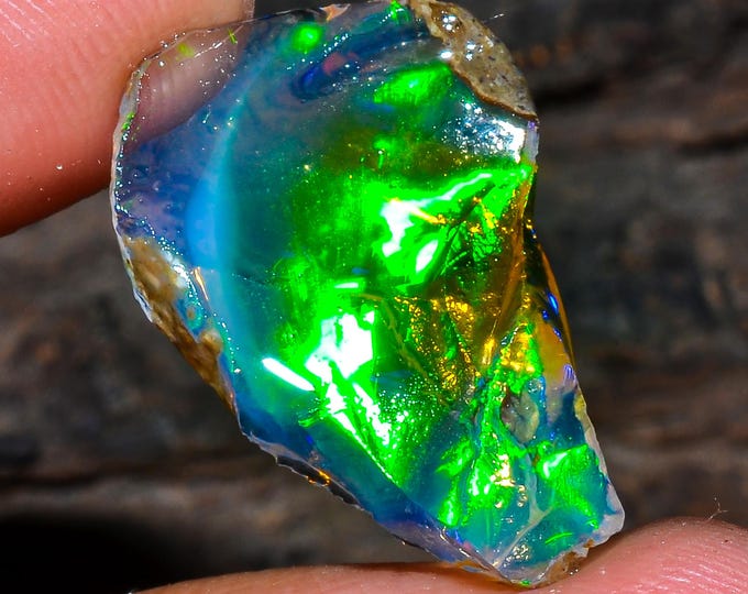 Opal Rough Gemstone, Natural Crystal Opal Rough,Welo Fire Crystal Opal, Flashy Fire Specimens Ethiopian Opal Raw, Oil Opal Rough, 05.00 Cts.