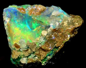515.40 Ct Natural Welo Fire Crystal Opal | Raw Rough Earth Mined Gemstone