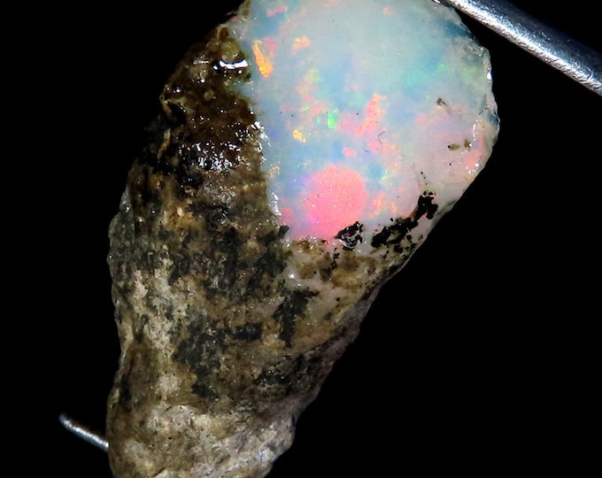 opal roughOPAL Raw Crystals - AA Grade, Large - Bulk Raw Opal, Rough Opal Lot, Welo Opal, 12x24x11mm, 17.10 Carat. Ethiopian opal rough