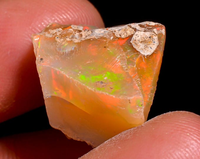 Natural Ethiopian Opal rough - 20X13X12 MM 10.50 Cts. KR46-81