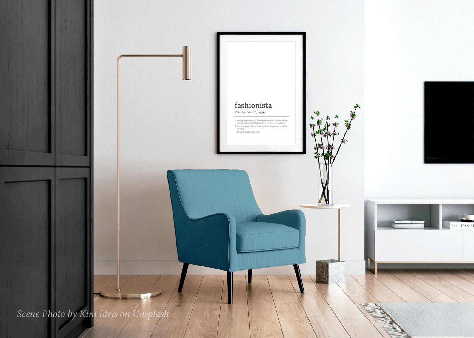 Fashionista Definition Poster Simply Download & Print Etsy