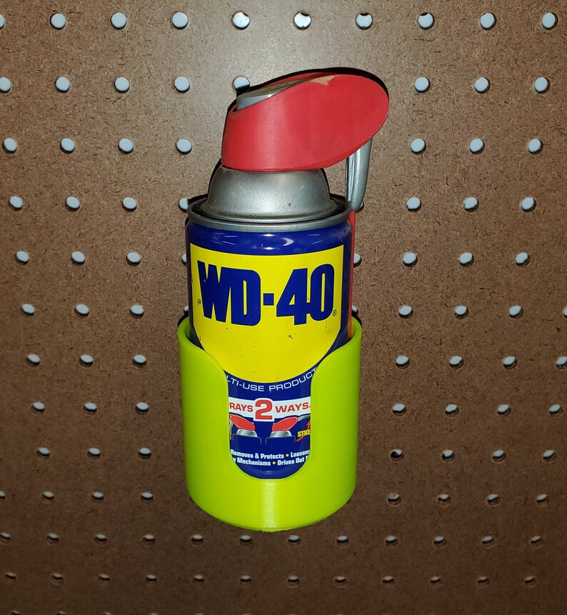 Pegboard/skadis Standard Spray Can Holder Etsy