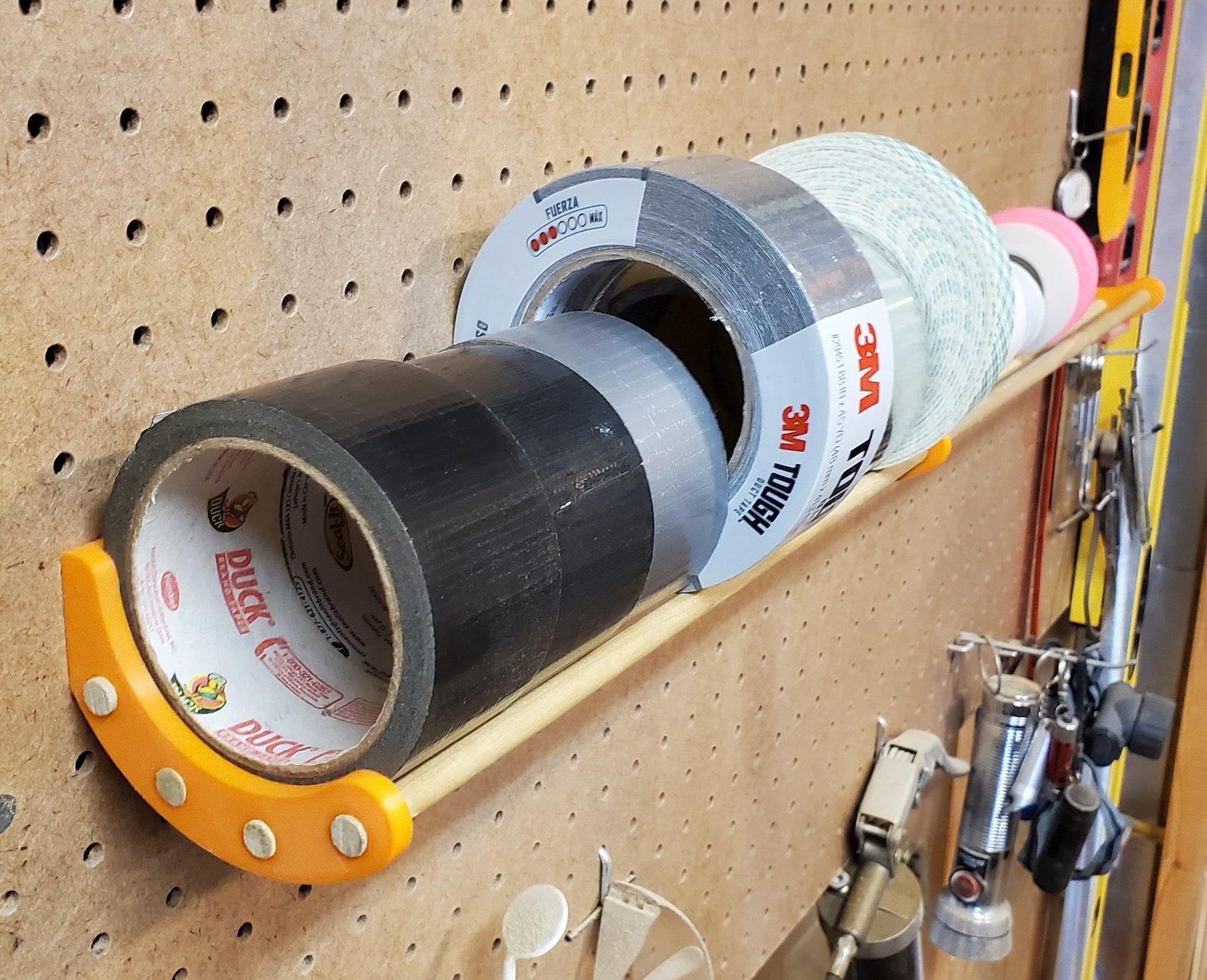Pegboard tape or spool rack Etsy