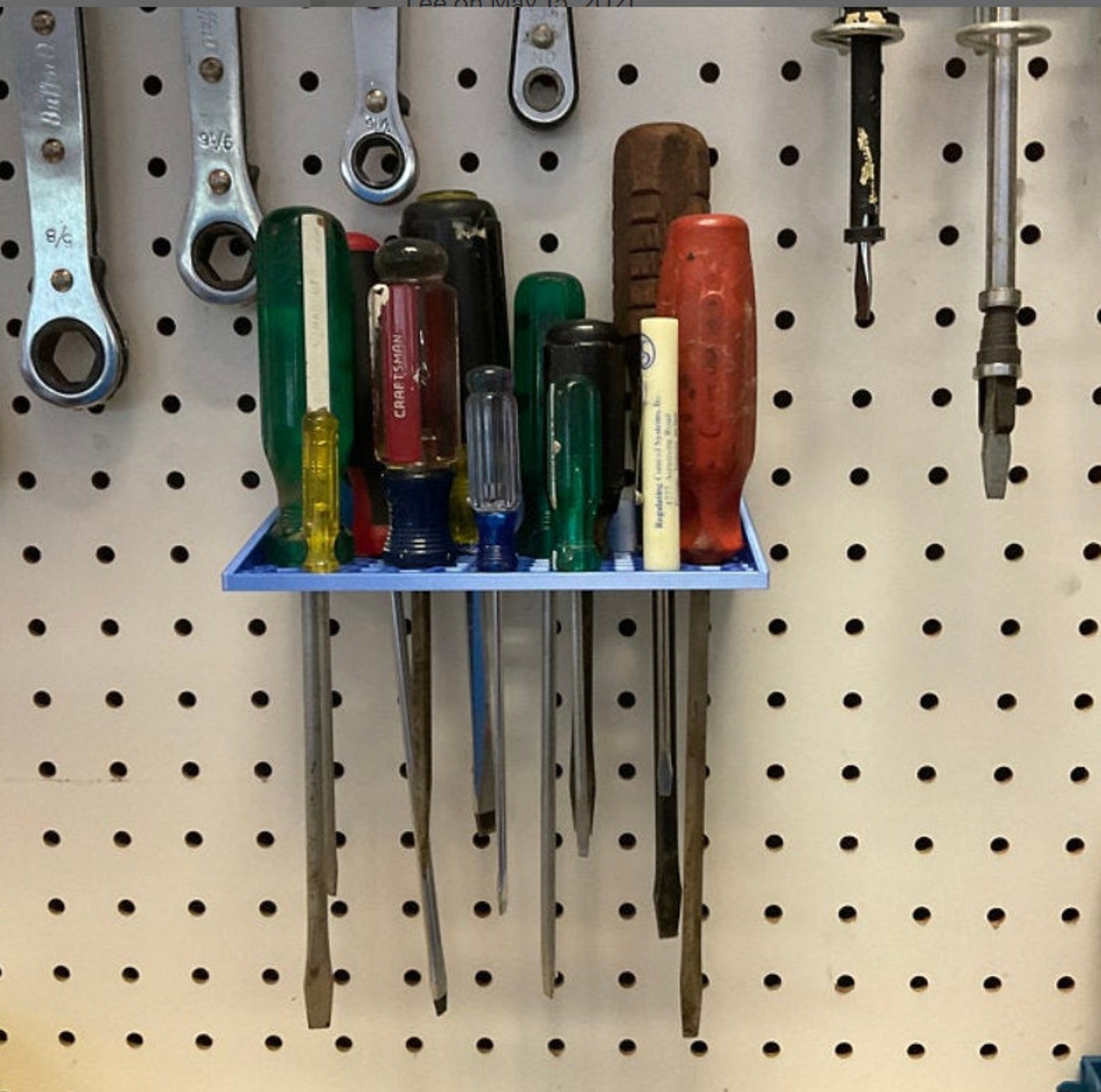 Pegboard mini/small/medium screwdriver holder Etsy