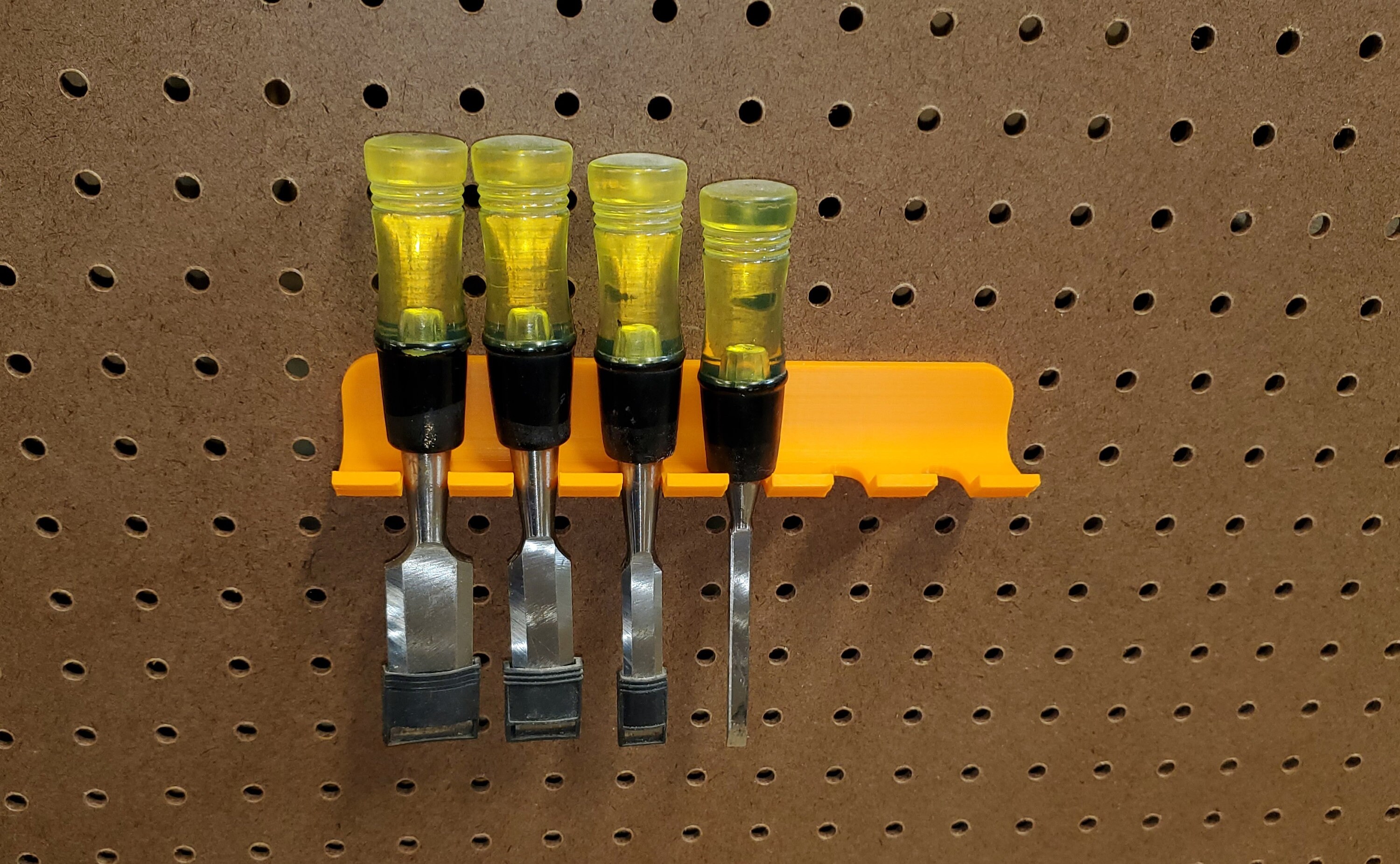 Pegboard/Skadis chisel/nut driver/large screwdriver holder Etsy