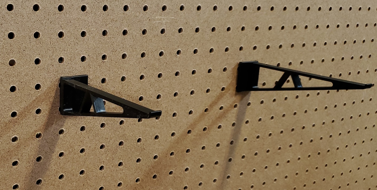 Pegboard/skadis Shelf Brackets Medium Duty Etsy