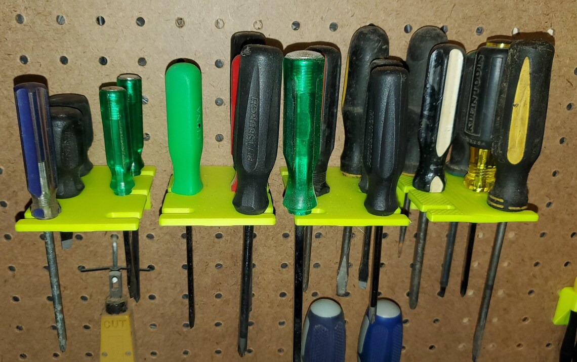 Pegboard/skadis Screwdriver Holder Etsy UK