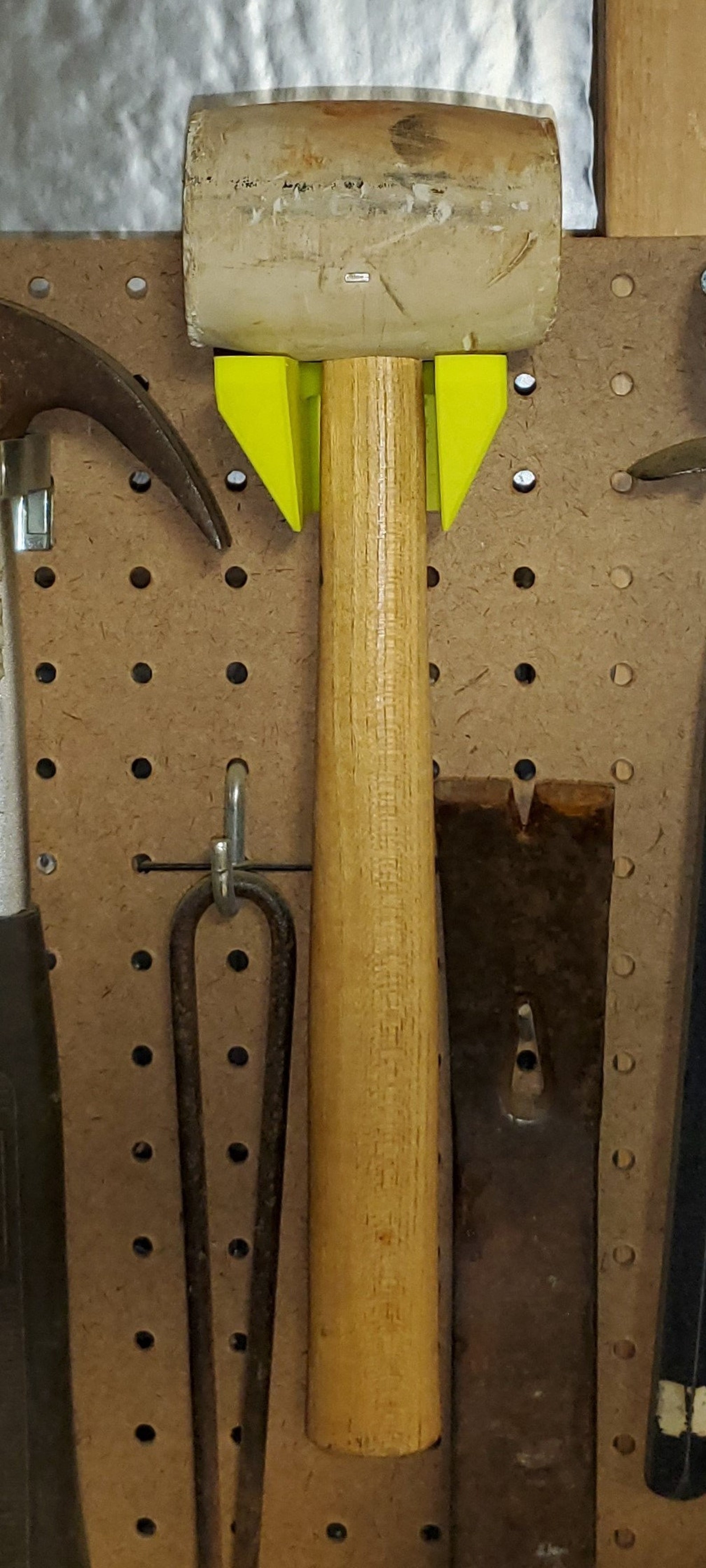 Pegboard mallet/sledge hammer holder Etsy