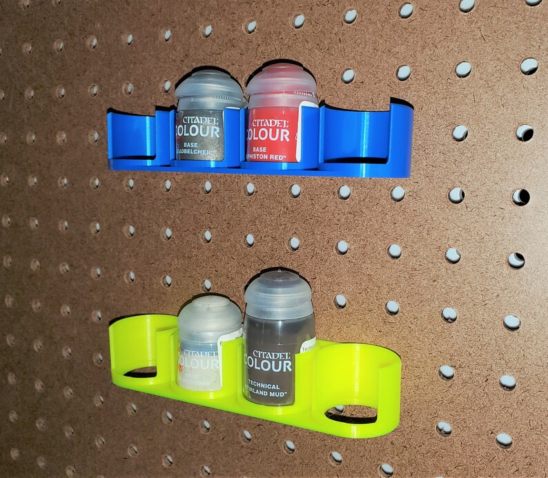 Pegboard/skadis Citadel Miniature Paint Bottle Holder Etsy