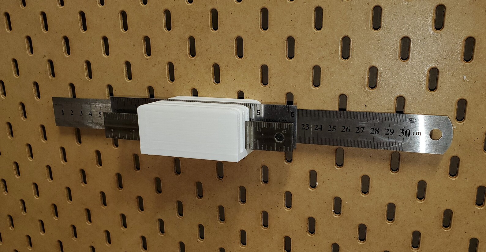 3D Printed Pegboard Ruler Holder for Quilting and Other Rulers Etsy