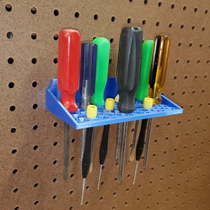 Pegboard/Skadis mini/small/medium screwdriver holder