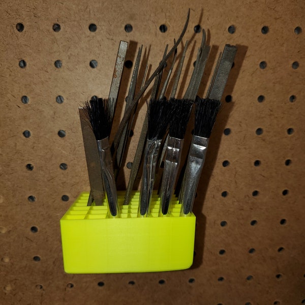Pegboard Paintbrush Holder Etsy