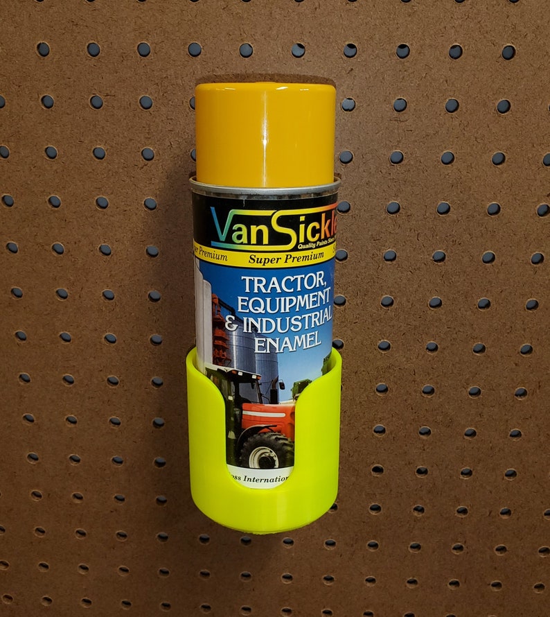 Pegboard/skadis Standard Spray Can Holder Etsy