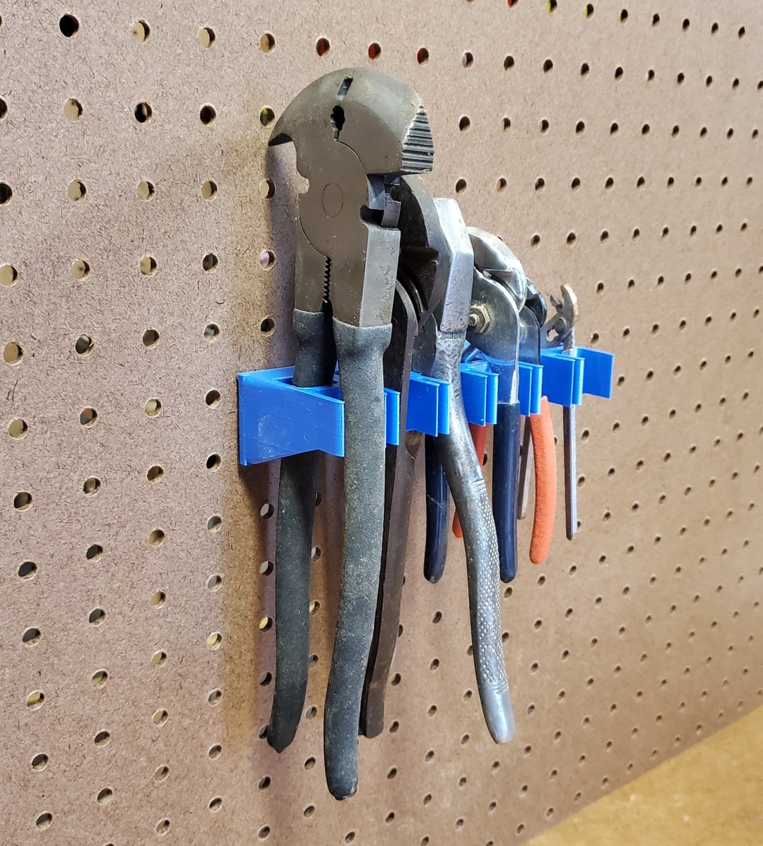 3D Printed Pegboard/skadis Pliers Holder for 6 Pliers Etsy