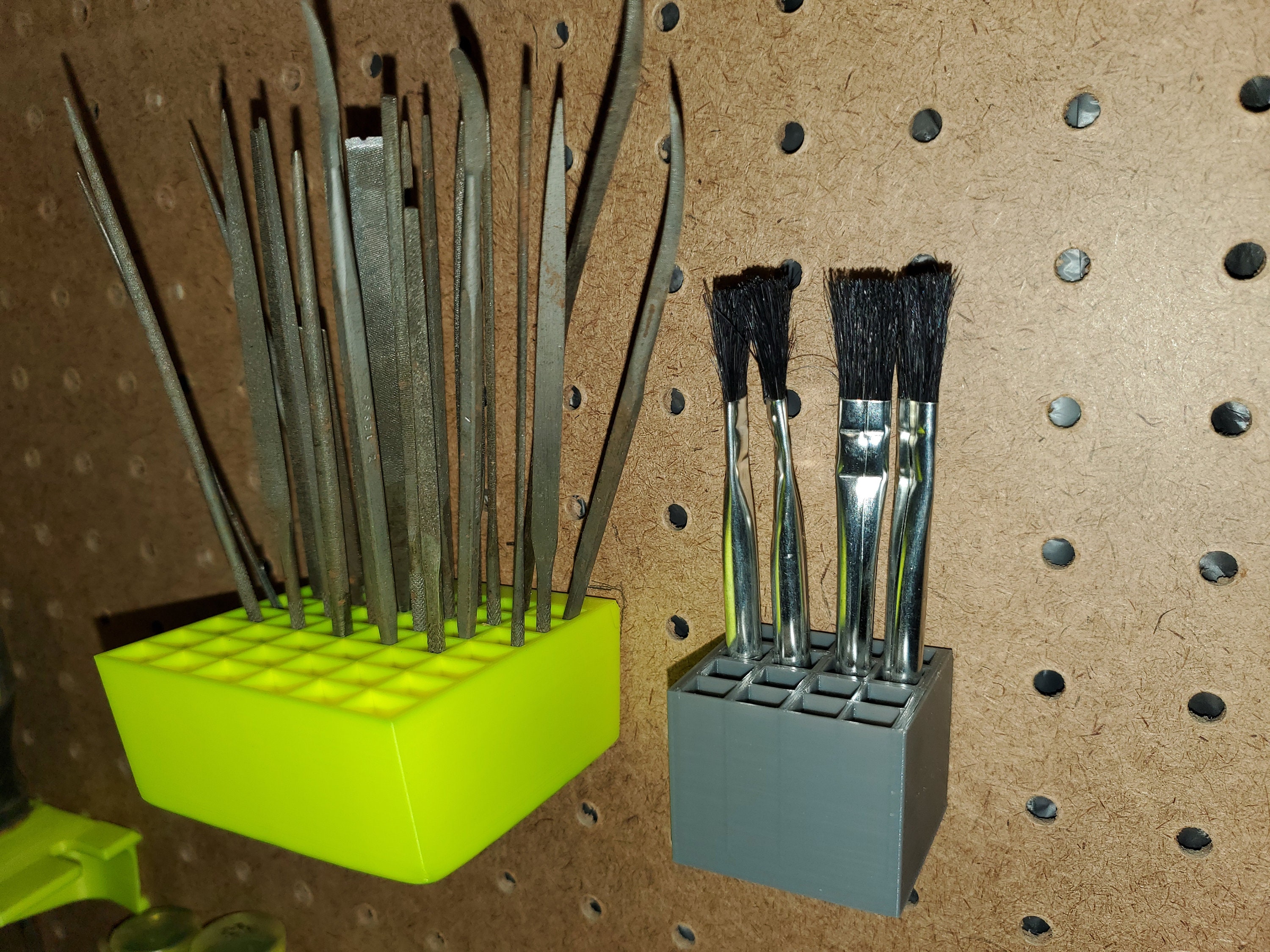 Pegboard/Skadis small file and brush holder Etsy