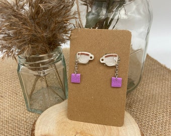 Tea Bag Earrings Etsy